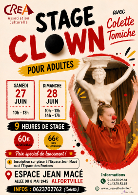 Stage clown avec Colette Tomiche